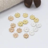 DIY jewelry accessories: 6mm snowflake spacer, handcrafted beaded material, gesture accessories, ancient style Application Scenario